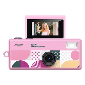 0.96-in CMOS Ultra-HD Point & Shoot Camera - Photo Mode, Wireless Wi-Fi, Solar-Powered Pan-Tilt, Indoor Smart Security & Doorbell Function, Pocket Sports Camcorder with Portable Aluminum Tripod Arm, Wall-Mountable Accessory for Students