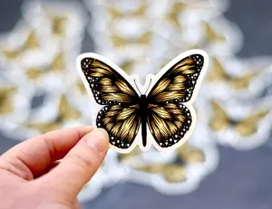 Boho Monarch Butterfly Sticker