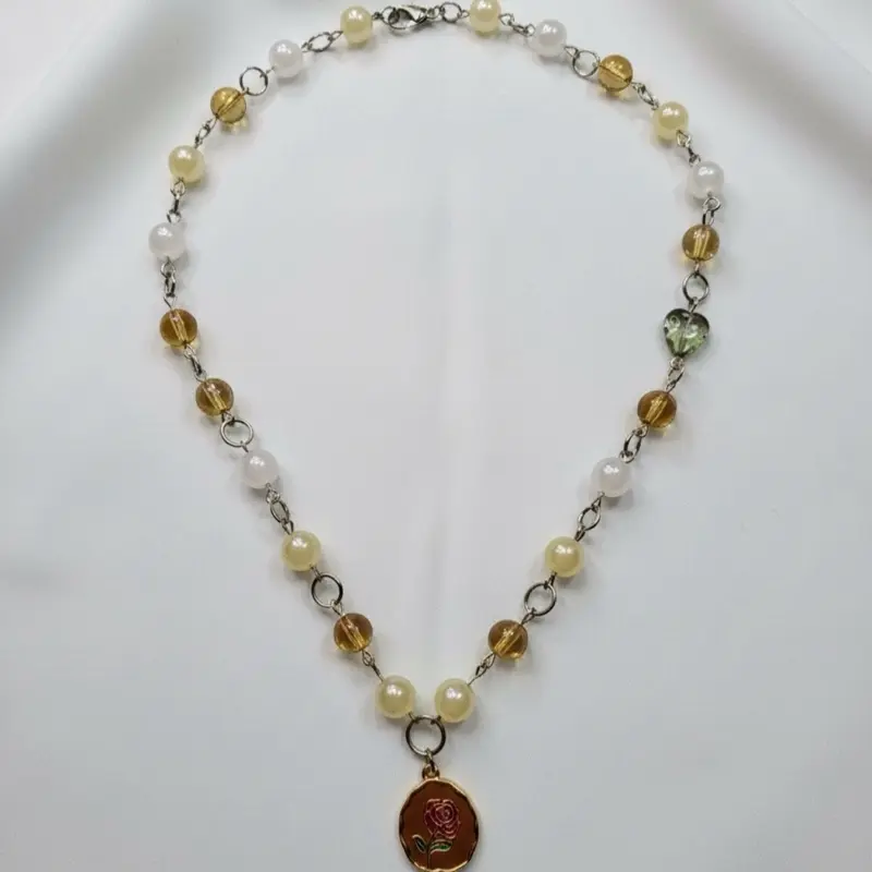Belle themed necklace