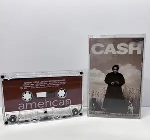Johnny Cash "American Recordings" (Cassette, American Recordings, 1994) Red Tape