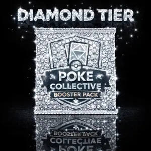 Poke Collective Booster Pack - Brand New Guarenteed Hit - DIAMOND TIER