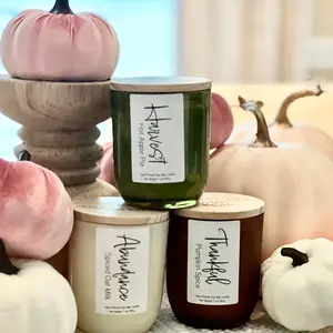 Apple, pumpkin and vanilla fall scented candles for the harvest season scented soy wax melts of apple, pumpkin and vanilla fall, cozy scents