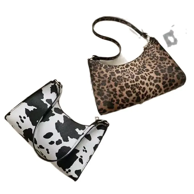 Leopard/Cowprint hand bag PU Leather PU Leather PU Leather