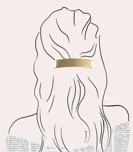 Gold Dusk Hair Barrette