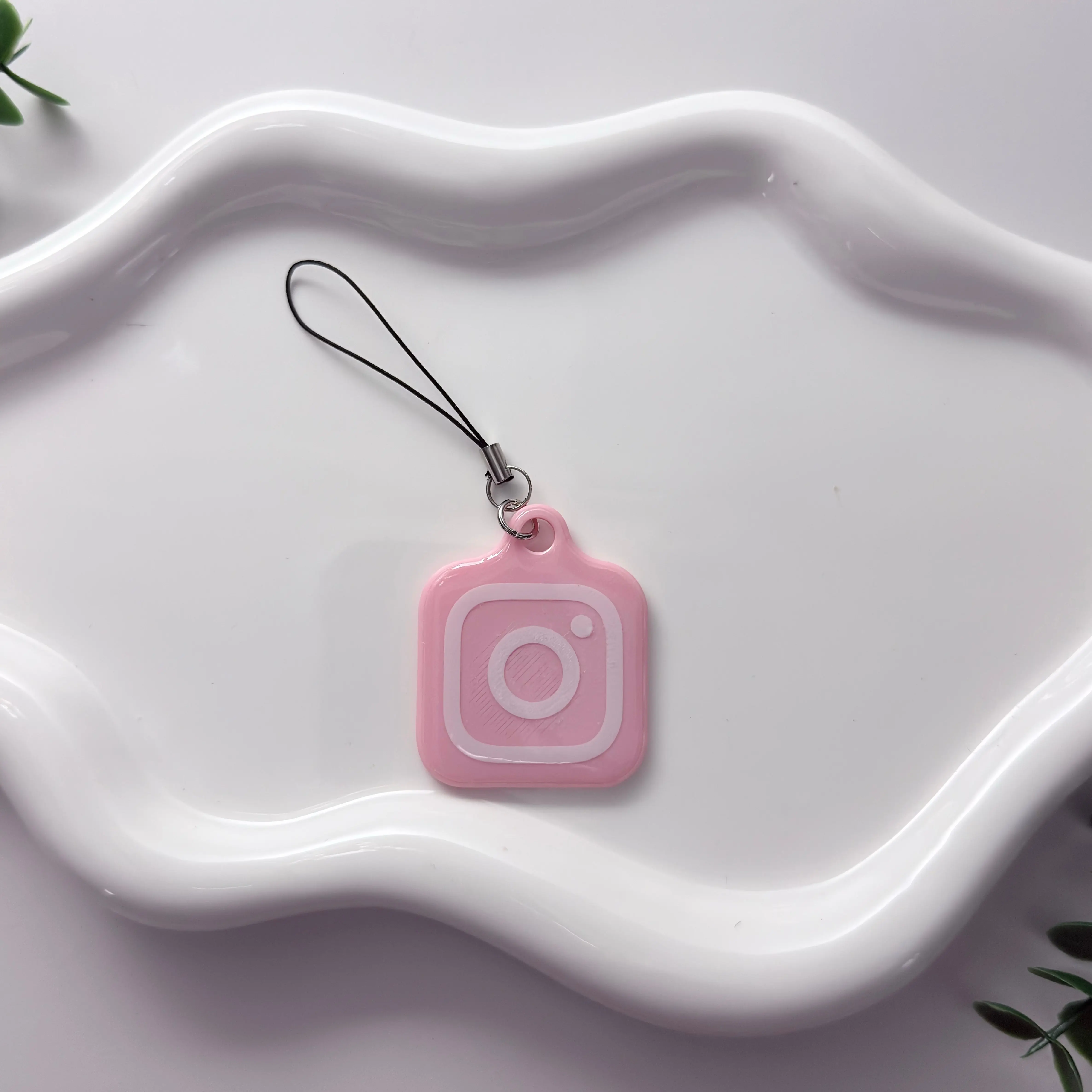 3D Instagram NFC Keychains for Business