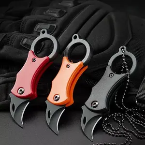 Mini Folding Pocket Knife, Portable Fox Paw Design Keychain Tool, Outdoor Utility Knife for Camping, Hiking, Emergency Use, Compact and Lightweight, Portable Multipurpose Knives
