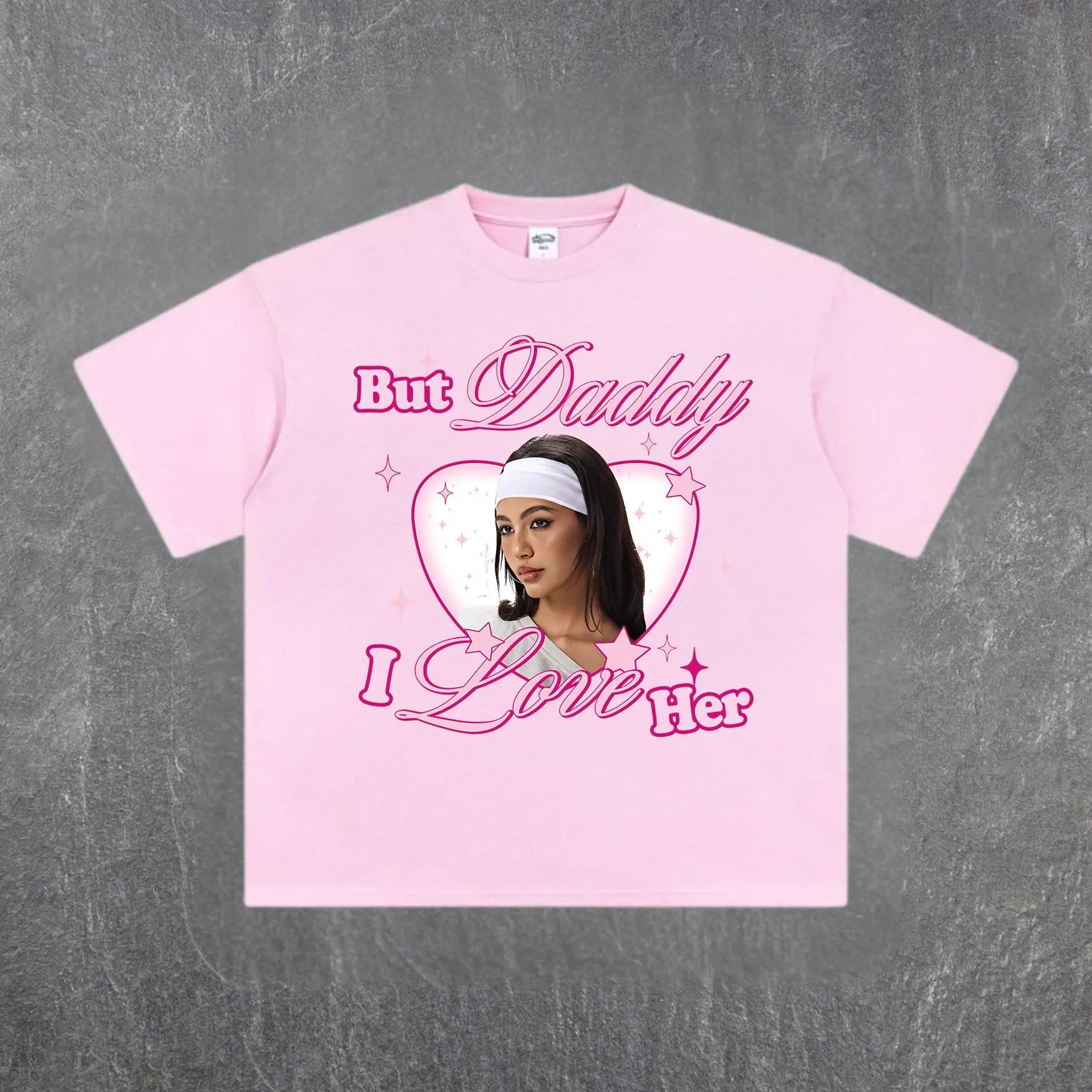 Custom But Daddy I Love Y2K Shirts Washed Tee, Custom Face Shirt With Name, Graphic Tee, Birthday, 90s Graphic Tee Style, Personalize Your Name, Gift For Him, For Her Cotton Top, Streetwear, Womenswear