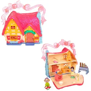 Disney Store Snow White Cottage Micro Play Set – Snow White and the Seven Dwarfs – Disney Once Upon a Story