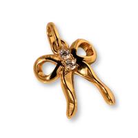 F. Diamond Bow Charm