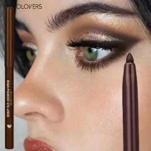 1PC Green Eyeliner Gel Pen, Rich in Color, High Color Rendering, Not Easy To Smudge, Waterproof and Sweatproof, Eye Cosmetics