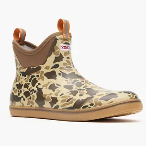 Xtratuf Men's Ankle Deck Boot Duck Camo