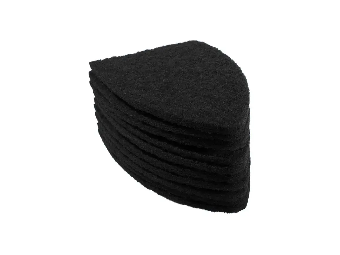Scrub-It Pad BLACK 10Pcs - Black Triangle Scrub Pads for Everyday Cleaning & Film Application Compatible with Green Tool No Warranty