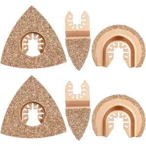 6 count Universal Carbide Oscillating  ,  Mixed Multitool