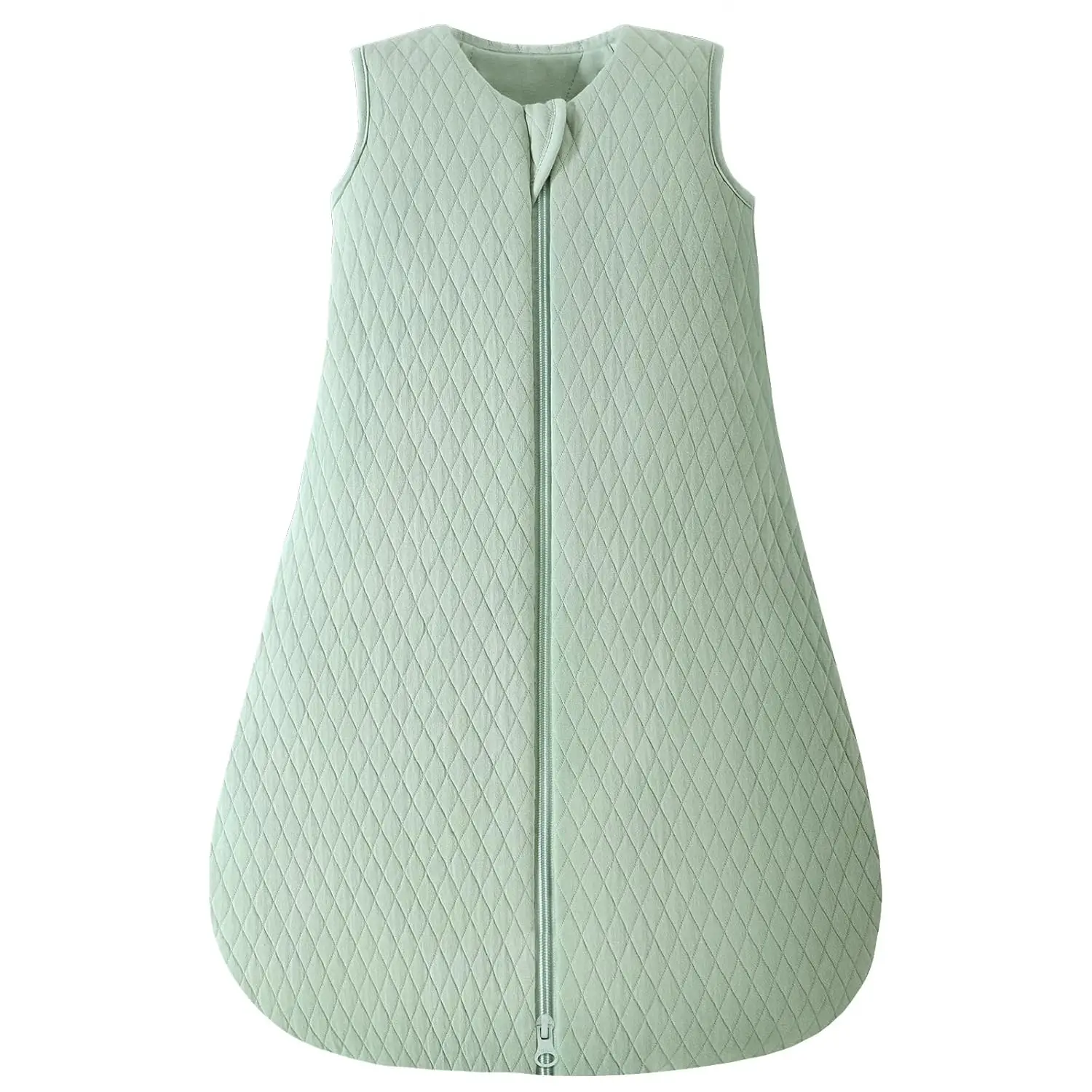 Yoofoss Baby Sleep Sack 6-12 Monthbs TOG 2.5 Winter Baby Sleeveless Wearale Blanket, 100% Cotton Newborn Toddler Sleeping Sack 2-Way Zipper Warm Quilt