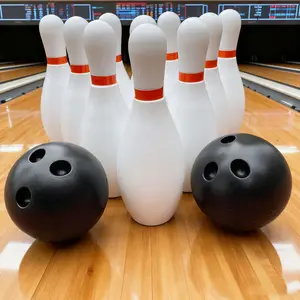 Classic Bowling Ball Toy Set, Indoor Sports Family Game, Christmas Gift Idea, Includes 10 Pins & 2 Balls, Perfect for Home Fun Entertainment