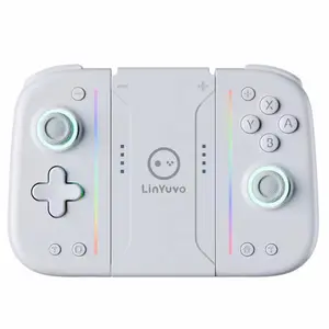 Gamepad Control For Nintendo Switch & OLED & Lite iPhone IOS Android PC TV Computer Wireless Bluetooth Wired Controller Game Pad Accessories Hall effect RGB light Command Mando Kit