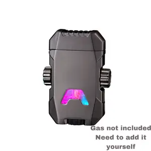 Christmas gift | (Gas no included)Creative Mecha Shape Lighter, Windproof & Adjustable Flame Size, Portable Butane Inflatable Lighter,Men Gift Chioce