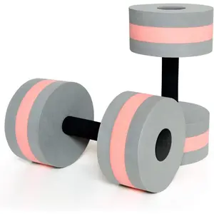 Aquatic Dumbells Set of 2 Water Dumbells Pool Resistance Water Weight Water Aerobics High-Density EVA-Foam Pool Fitness