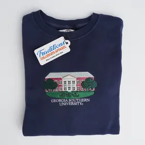 Georgia Southern Crewneck, Embroidered Sweatshirt