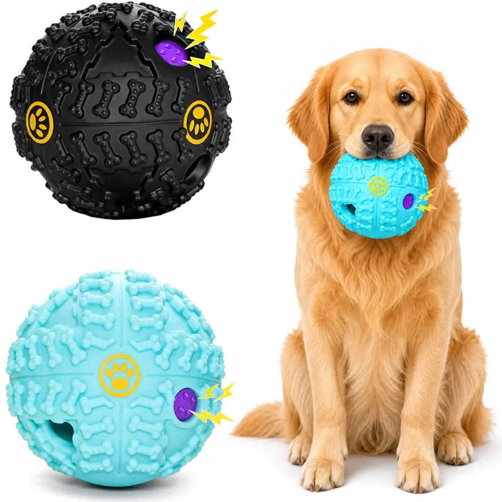 Enrichment   Giggle , Interactive Mental Stimulation Squeaky  for , Boredom & Anxiety Relief Wobble  with Fun Sounds, No Batteries, Durable Rubber for All Breeds motion-activated stimulation  seek war Rechargeable Activated   indoor training ball outdoor