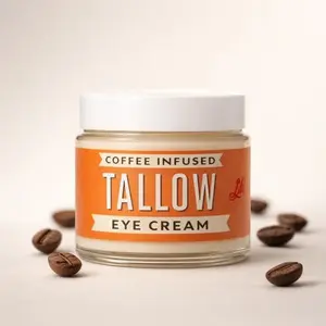 Lady May Coffee-Infused Tallow Eye Cream – Brighten, Firm & Revitalize Naturally