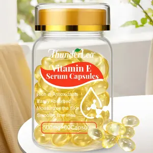 Vitamin E Serum Capsules for Face, 60 Pcs – Hydrating & Revitalizing Formula | Helps Skin Feel Smoother, Softer & More Radiant