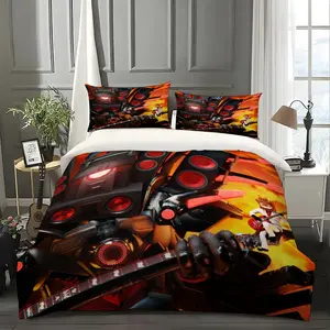 3pcs Skibidi Toilet Printed silky-textured polyester three-piece set, with unique interpretation of holiday-themed patterns. It is an excellent choice for exquisite Christmas gifts. It is suitable for and in, 1 Duvet Cover + 2 Pillowcases (No Insert)