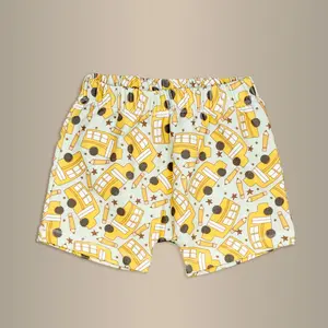 School Bus | French Terry Play Shorts