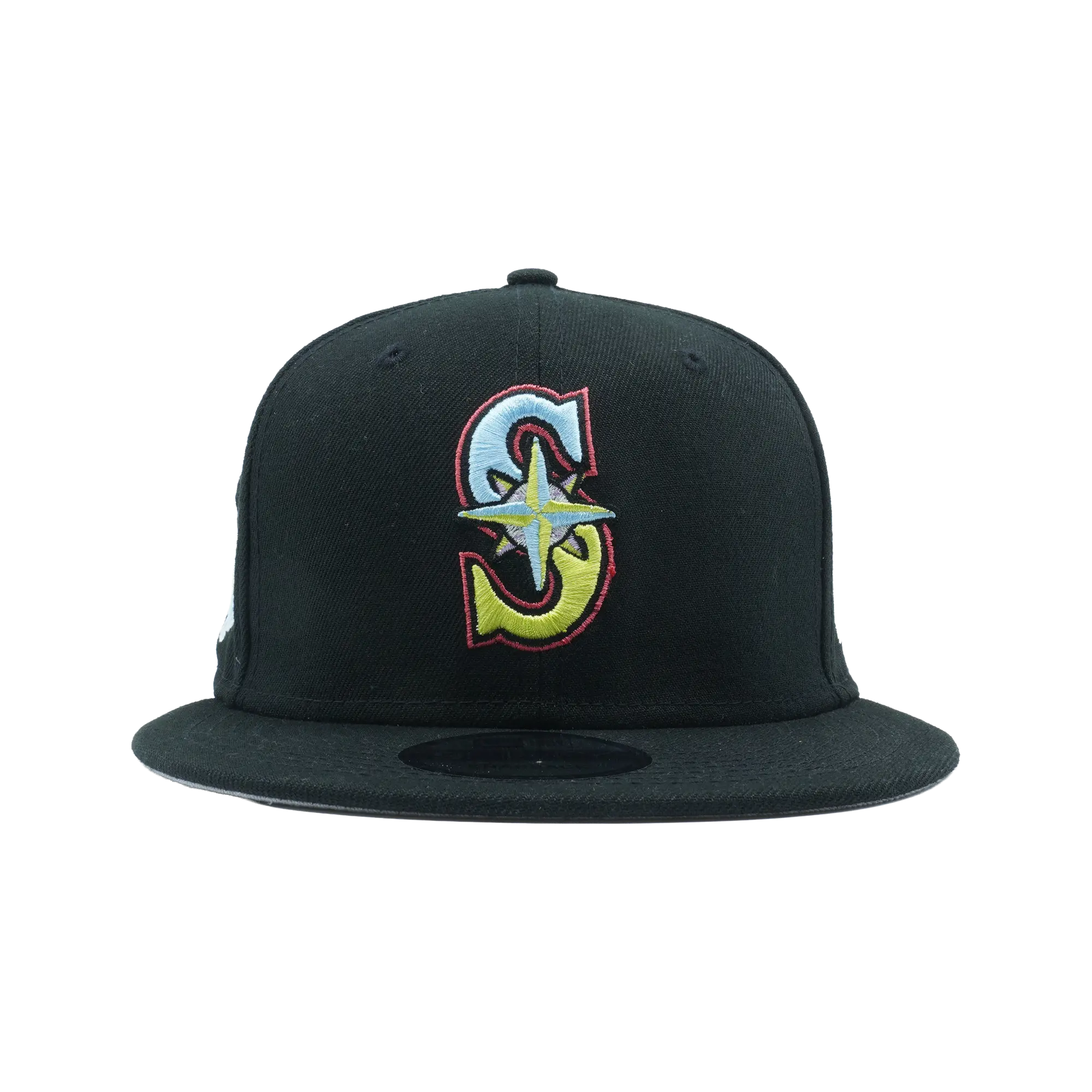 9FIFTY Seattle Mariners 2001 All Star Game Pinstripes Snapback Hat "Black" NE1168