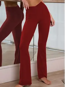High-Waisted Flare Yoga Pants for Women – Tummy Control & Butt Lifting, Stretchy & Quick-Dry, Slimming Workout Leggings, Fitness Leggings, High Waist Activewear
