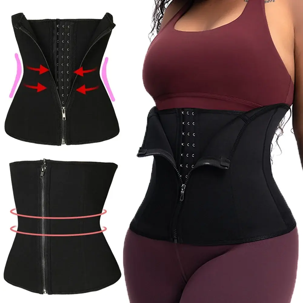 Waist Trainer for Women Corset Belly Cincher Tummy Control Bustier Shapewear Slimming Body Shaper Fitness Workout Girdles Belts SELUDEE