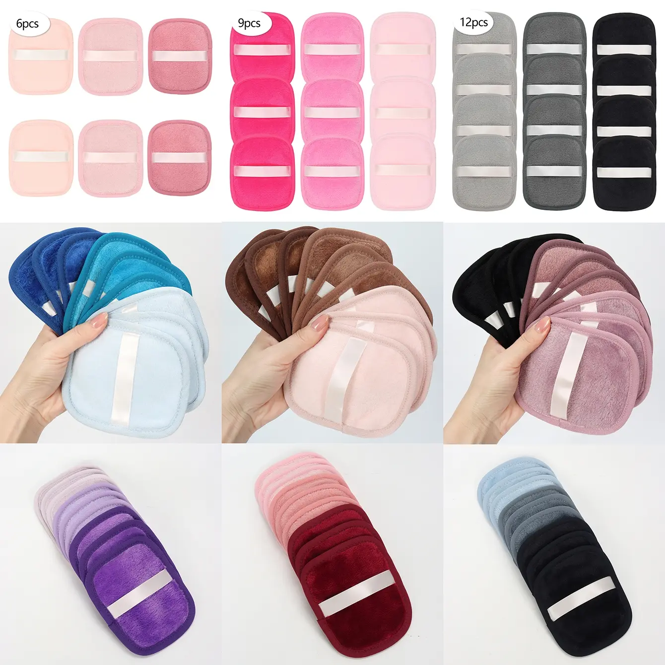 Reusable Makeup Remover Towel, Dual-Sided Cleansing Tool, Suitable for All Skin Types, Face Washing & Makeup Removal, Facial Cleansing Pads, Makeup Remover Towelettes, Facial Cleansing Wipes, Cleansing Cloths