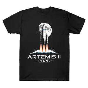 Oversized Artemis-2 2026 Graphic T-Shirt Streetwear Holiday Wear y2k cotton fashion Streetwear Lover Gift Top Trending