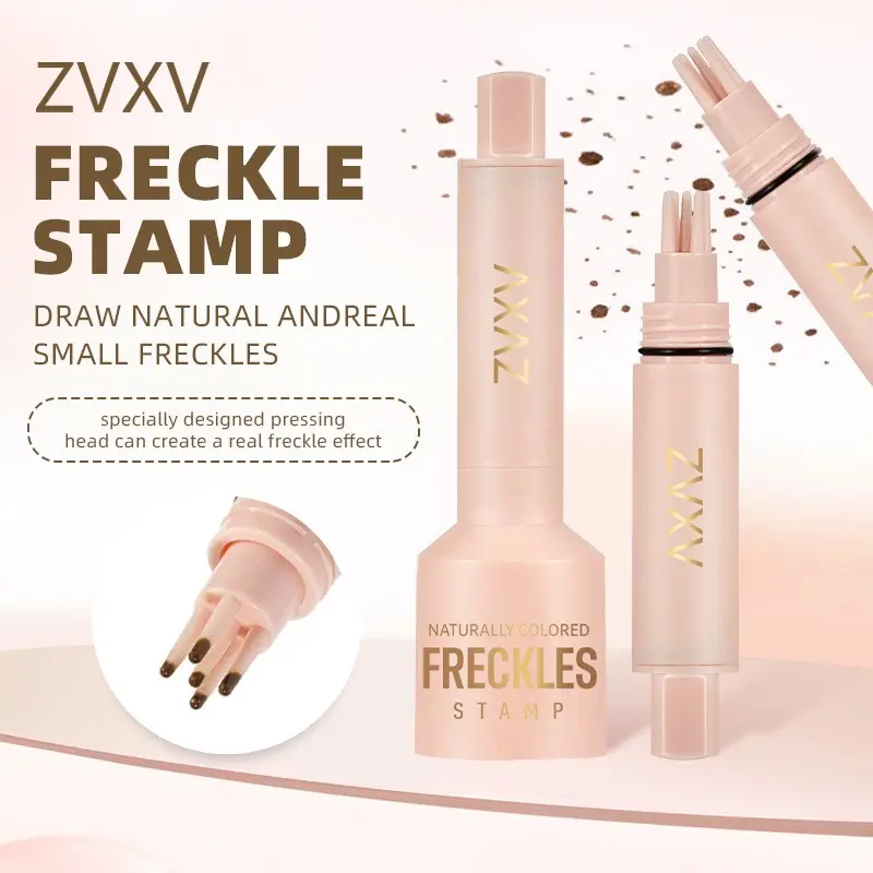 Zvxv Natural Realistic Freckle Pen, Waterproof Sweatproof Smudge-Proof, Quick Makeup Stamping Cosmetic Beauty Tool, Perfect for Flawless Look