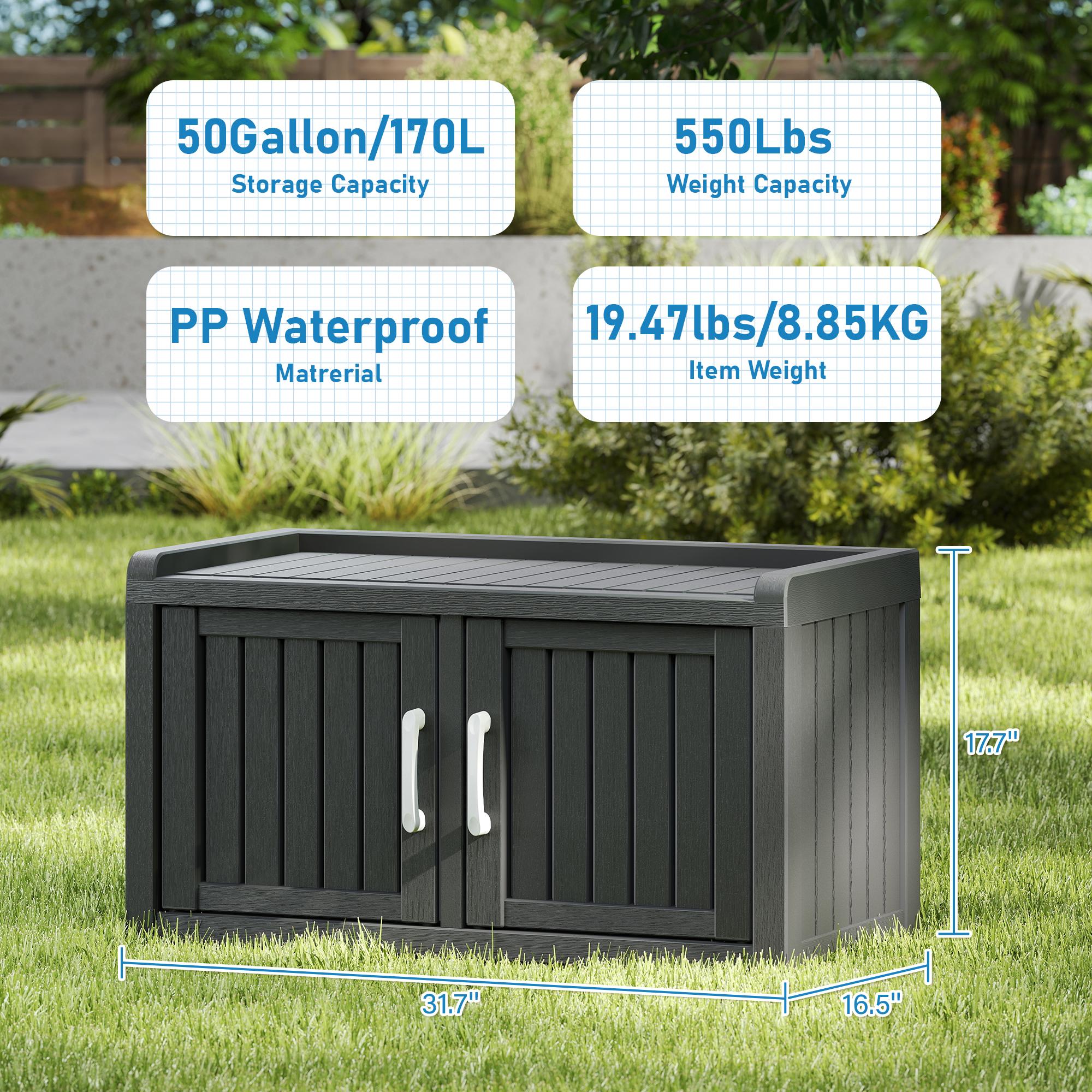 Double-Door Black Rainproof Indoor/Outdoor Shoe Rack, Equipped With Adjustable Shelves, Suitable For Organizing Items In Entrances, Corridors, Bedrooms And Living Rooms, A Must-Have For Home Organization,Summervibes