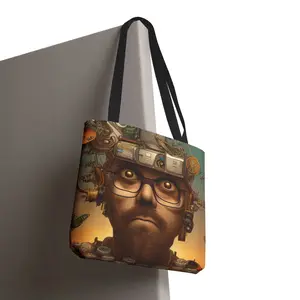 Mechanical Mind Tote Bag | Creative Bag for Art Lovers, Eco-Friendly Shopping, Gift for Designers, Quirky Art Accessory, Unique Carryall