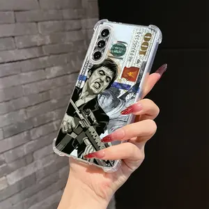 Movie Scarface Phone Case Compatible with Samsung Galaxy A56, A26, A36, A55, A35, A06, A16, A05, A14, A24, A34, A54, A15, A05S, A25, A23, A33, A53, A73 4G/5G - Shockproof Protection Transparent Soft Back Cover