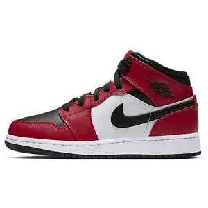 Air Jordan 1 Mid GS 'Chicago Black Toe'