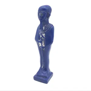 Ptah Statue Blue - Egyptian God - Made in Egypt