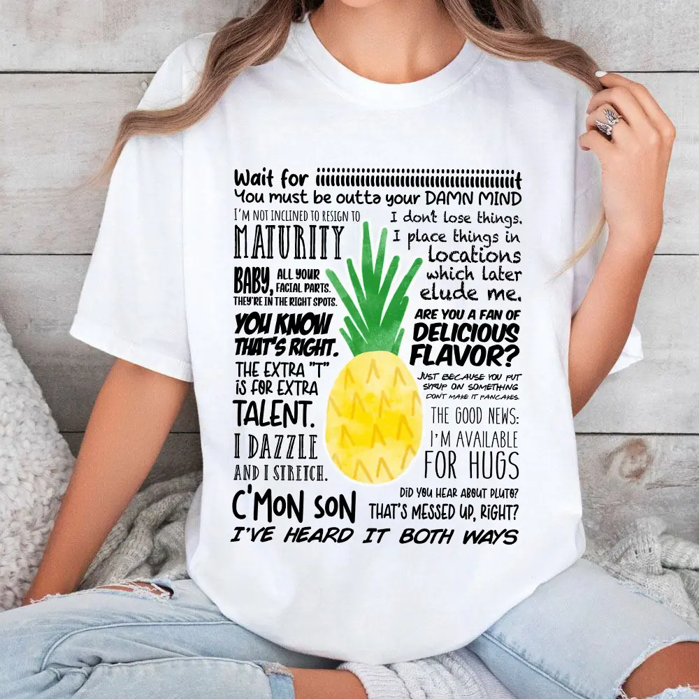 Psych TV Show Pineapple Quote Vintage T-Shirt Sweatshirt Hoodie