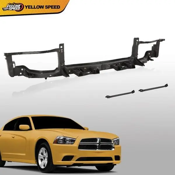 ALLGOOD 100% Brand New 1 Upper Radiator Support Tie Bar Frame, 1-Piece Direct Fit Replacement Part For 2011-2014 Dodge Charger Front (CH1225235), Front Mounting