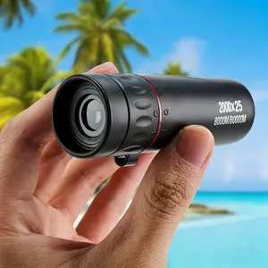2000×25 Monocular Telescope, Lightweight Pocket Monoscope for Adults Kids Vision Monocular 8000M/80000M for Camping, Traveling, Concerts, Fishing, Solo Camping and Bike Tours