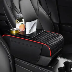 Car Center Console Armrest Storage Box, Multifunctional Car Armrest Storage Box with Universal Cup Holder, Automotive Interior Accessories for Daily Use, Car Storage Organizers, Car Seat Organizer, Car Cup Holders
