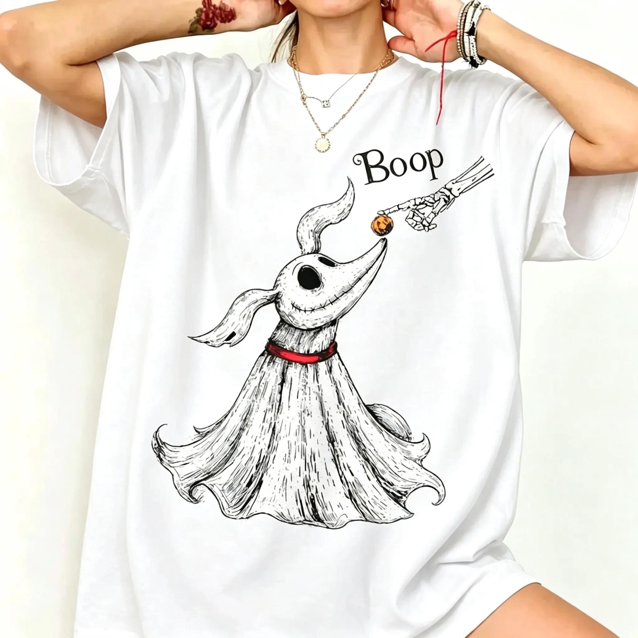 Zero Dog Boop Skeleton Hand Funny T-Shirt, Halloween Trip Tee, Christmas Matching Shirt, Graphic Hoodie, Crewneck Sweatshirt