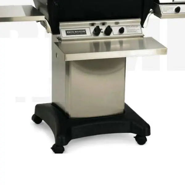 Broilmaster PCB1 Stainless Steel Cart-Base Molded Base with Stainless Stand and Removeable Casters