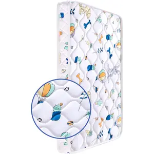 Mini Crib Mattress 38" x 24" x 4"- Firm Support and Comfort Premium Foam,Noiseless and Odorless,Hypoallergenic Mini Crib Mattress,Fits Mini and Portable Cribs,Dual Sided with Soft Breathable Fabric