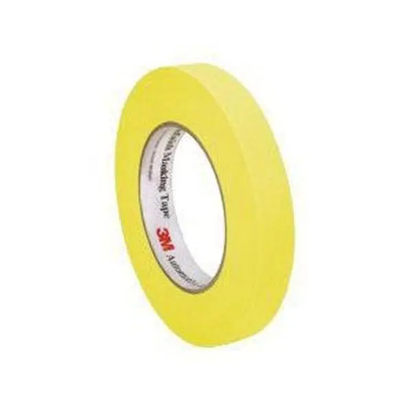 3M™ 388N Automotive Refinishing Yellow Masking Tape - 18mm - 3/4" - 06652