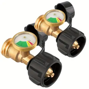 Propane Tank Level Indicator, Propane Tank Level Gauge, Universal QCC1 Inflation Connector Conversion Head, Pumps & Plumbing Supplies, Gauges, Industrial