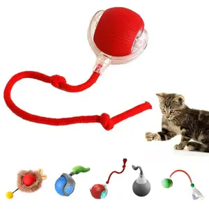 Interactive Cat Toys Ball for Indoor Cats Fast Rolling on Carpet, Chirping & Motion Activate Cat Toys