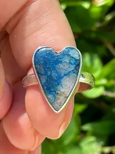 Size 8, Quantum Quattro, Sterling Silver, 925 Silver, Quantum Quattro Ring, Silver Ring, Heart Ring